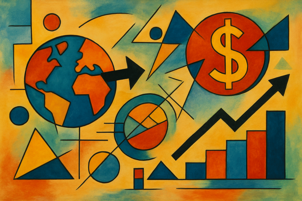 generiertes Bild, das Global Finance darstellen soll